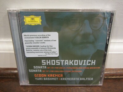 Dmitri Shostakovich: Violin Sonata op. 134, Viola Sonata op. 147  (CD)  SEALED