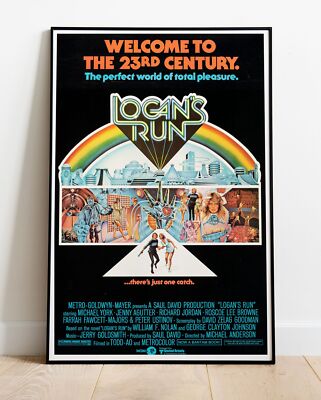 Logan's Run Michael York Film Foto/Poster bis 36 Zoll