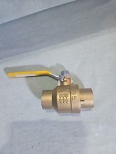 1-1/4" cmi Lead-Free Bronze. Port Ball Valve, 150 WSP 600 WOG, MADE IN USA Stc#3