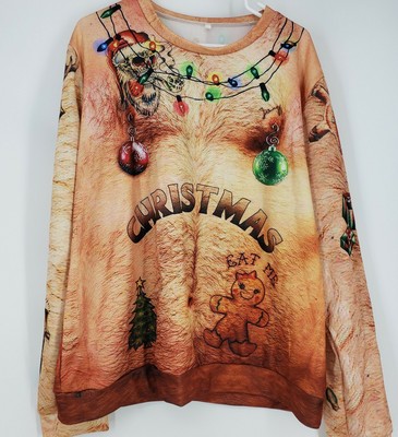 hairy chest sweaters