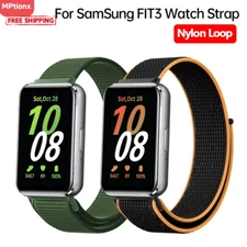 Sport Nylon Loop Elastic Strap/Band for Samsung Galaxy Fit 3 Watch Adjustable