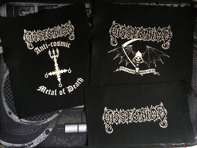 Dissection Anti-Cosmic Of Death Black Metal Canvas Back Patch Reinkaos Reaper