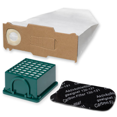 10 Filtertüten + Filter passend für Vorwerk Kobold 130 131 mit EB 350 351