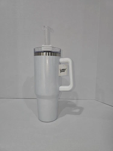 40 oz Tumbler Leakproof Insulated Reusable Cup with handle and Straw Lid