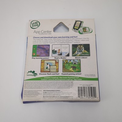LeapFrog App Center Download Card $20 Value Leapster Explorer 