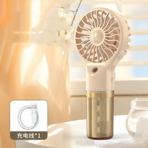 Handheld Mist Fan With Water Humidifier Cooler Rechargeable Mini Hand Spray Fans - Picture 18 of 25