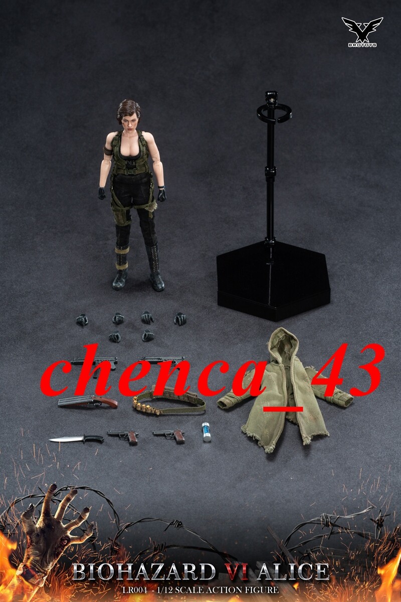 BROTOYS 1/12 アリス RE 6 LR004 Alice BROTOYS LR004 1/12 Resident Evil 6 Alice 6