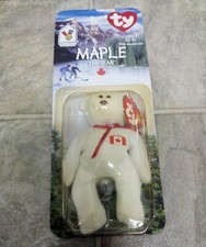 Maple The Bear -1999 McDonald's Ty Beanie Baby With Rare Errors 1993/OAKBROOK