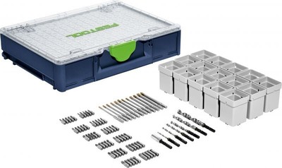 Festool 576931 94-teiliges Set im Systainer Organizer SYS3ORGM89 CE-M
