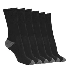 3-12 Pairs Mens Solid Cotton Sports Athletic Work Crew Socks Sizes 9-11 10-13