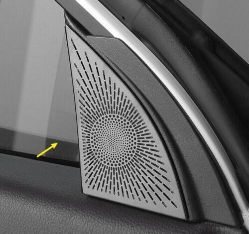 For Toyota Highlander 2020-2023 Black Titanium A pillar Speaker Cover Trim 2pcs - Picture 7 of 7