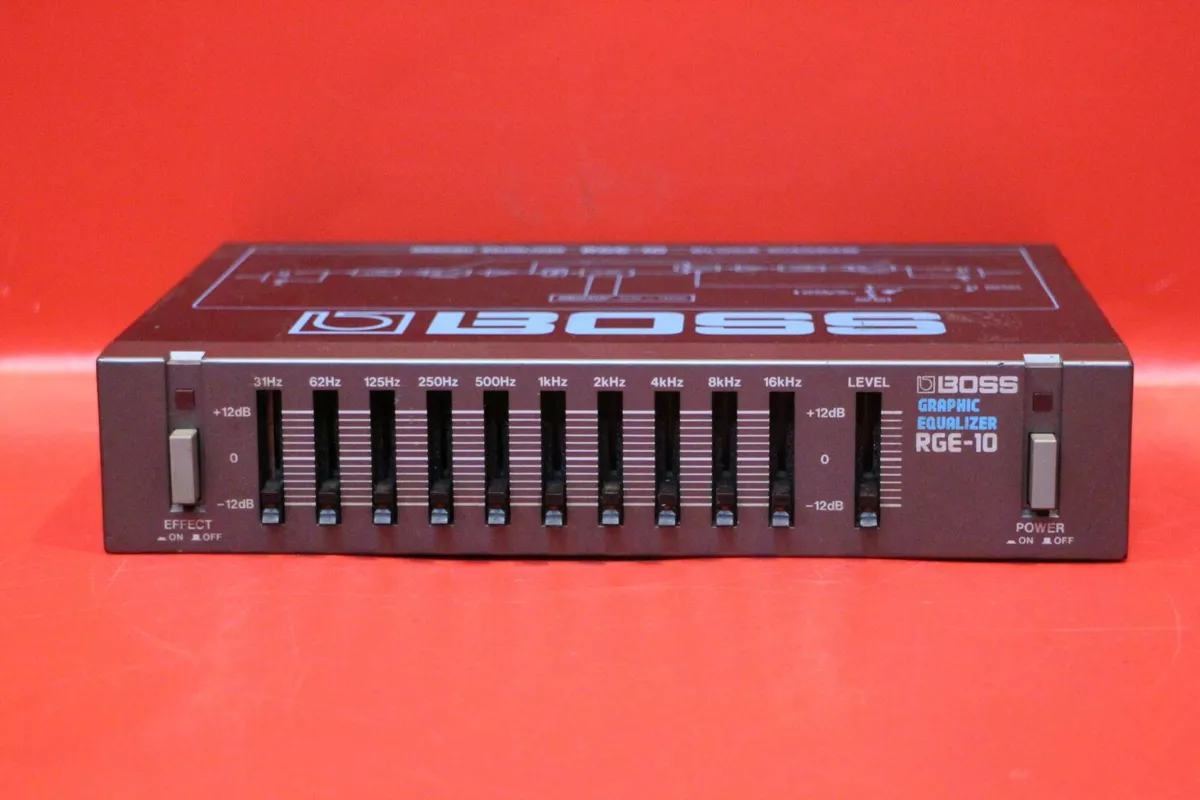 USED BOSS RGE-10 RGE 10 Graphic Equalizer Micro Rack Series Roland