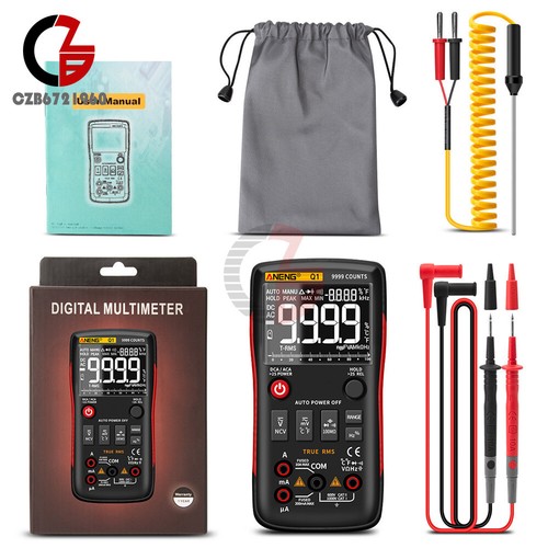 ANENG Q1 Backlight Digital Handheld Multimeter AC/DC Voltage Current NCV Tester - 第 25/28 張圖片