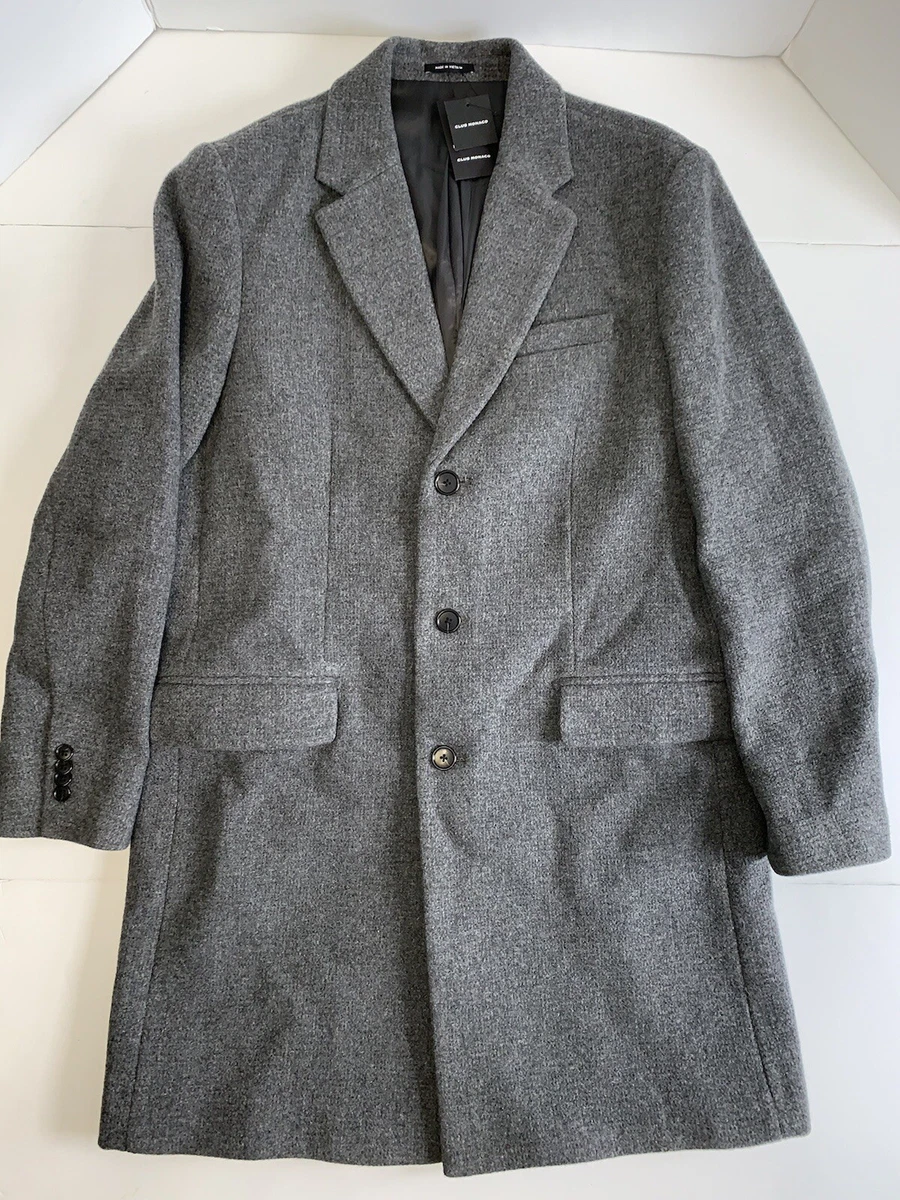 Wool twill hotsell topcoat club monaco