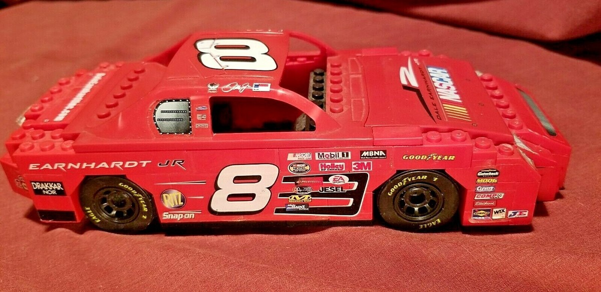 Old Dale Earnhardt Jr.# 8 Lego Race Car Nascar Toy Building