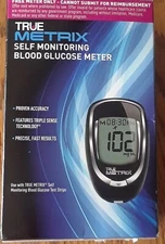 New True Metrix Self Monitoring Blood Glucose Meter new in box
