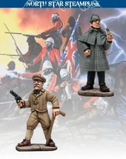 North Star Military Figures - Steampunk Holmes & Watson Detectives - NSSP025