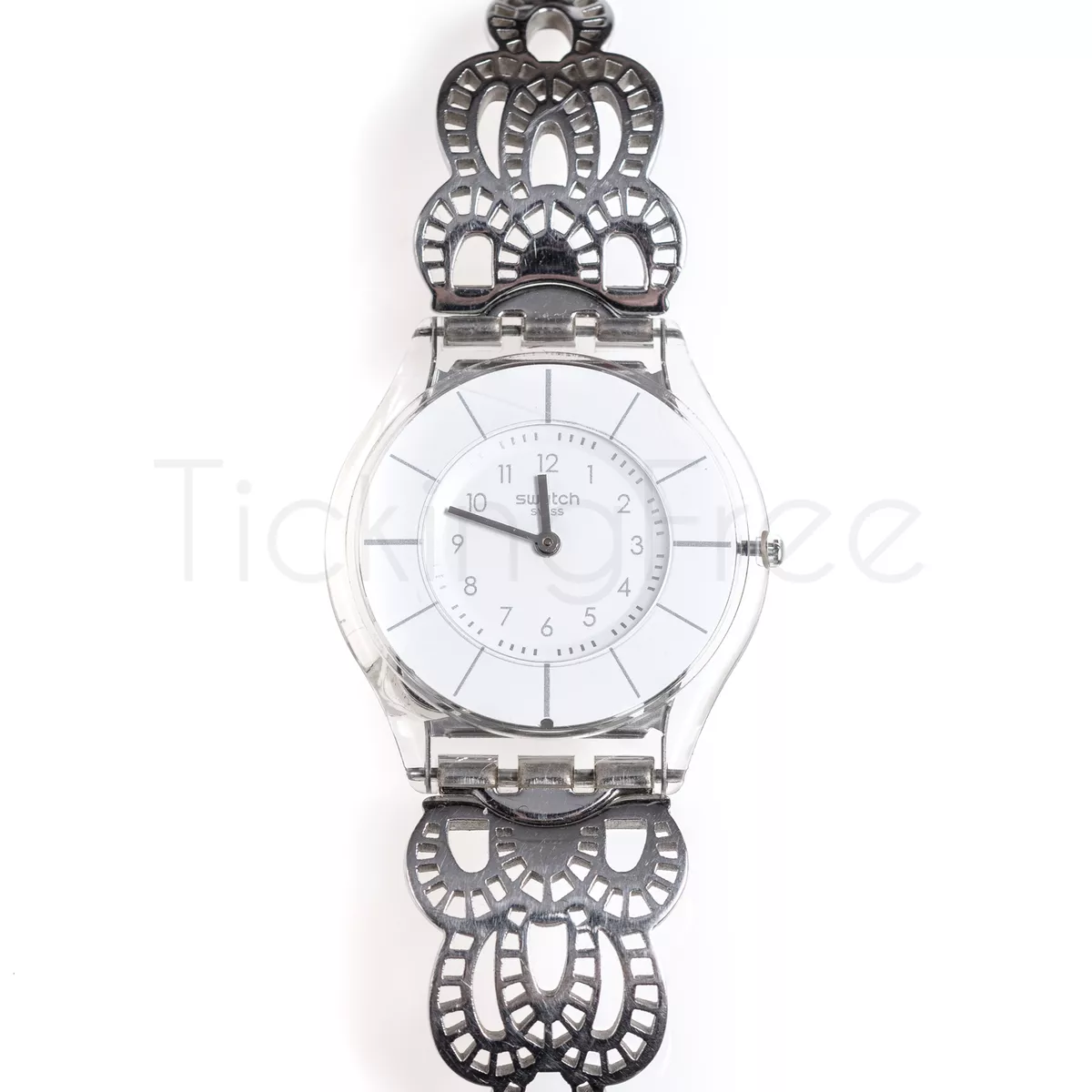 SWATCH SKIN SFK360 White Classiness 2 Used