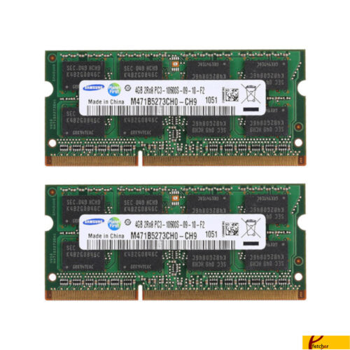 8GB KIT 2 x 4GB Dell Latitude E6410 ATG E6420 E6420 ATG E6420 XFR Ram Memory - Picture 1 of 1