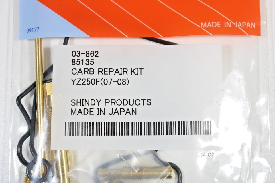 YAMAHA YZ250F YZ 250 F КАРБЮРАТОР КАРБЮРАТОР РЕМОНТНЫЙ КОМПЛЕКТ 2007-2008 НОВЫЙ - Изображение 2 из 3