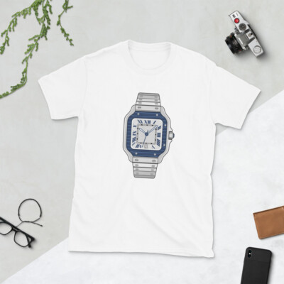 Blue Santos Watch - Short-Sleeve Unisex T-Shirt