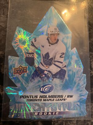 Pontus Holmberg   Rookie  2022-23 UD Ice Hockey Ice Crystals