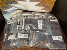 UGG Logo Graphic Crew Socks NWT Womens Gray Lot of 5 Pair One Size OS