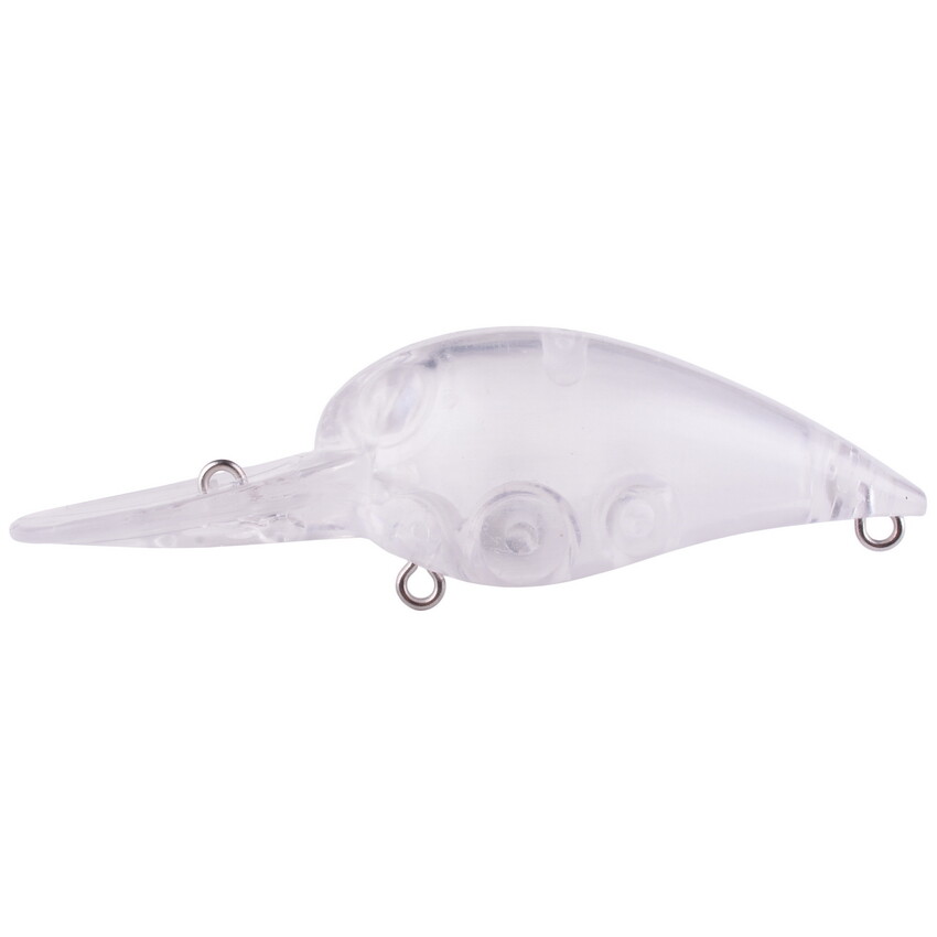 Bulk 30x Unpainted Blank Crankbait Rock Bait Bass Fishing Lures Minnow7