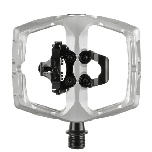 Xpedo Ambix Pedal, Mountain Bike, Silver, Aluminum/Cromoly