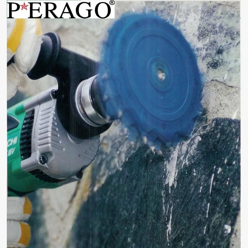 Disco Triplo Tercoo Blu Perago: Sabbiatura Meccanica per Carene e Metallo