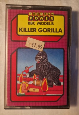 Vintage Computerspiel Killer Gorilla Programm Power BBC Model B