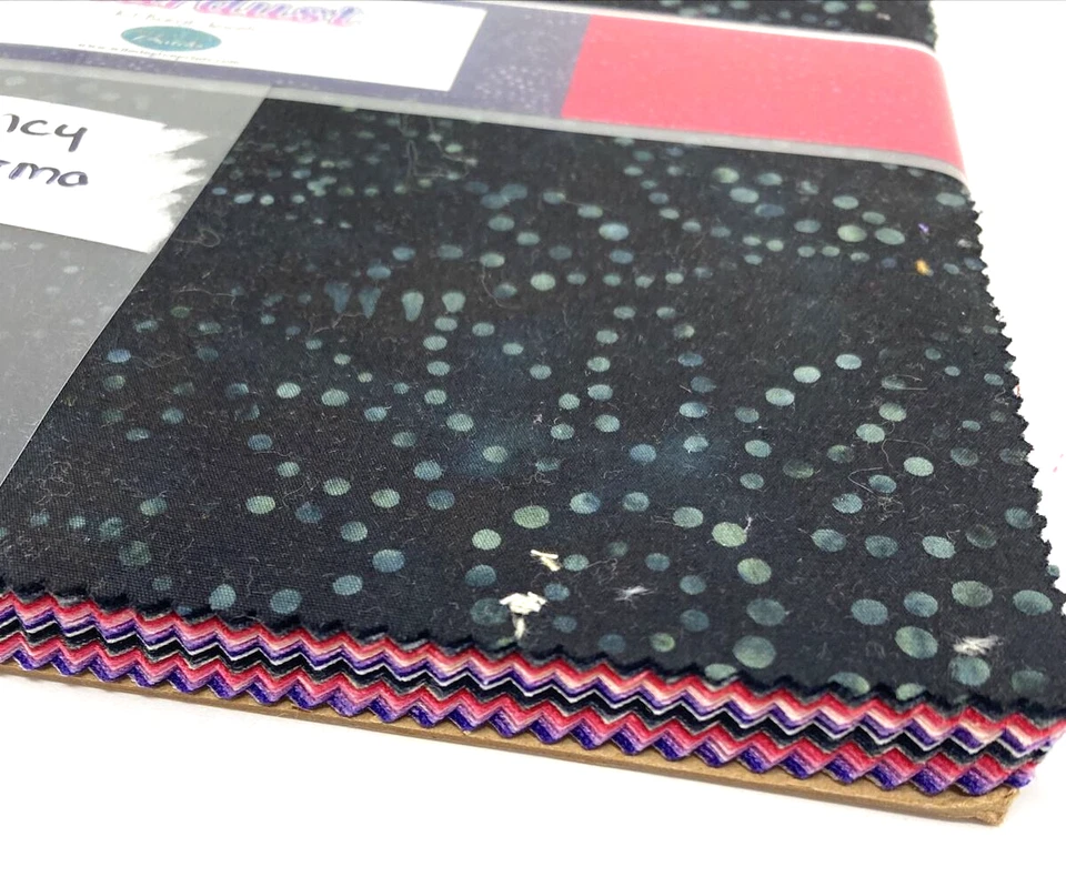 Impresiones Wilmington Stardust Batik Estampados 10" Cuadrados de Tela, Nuevo Foto 3 de 4