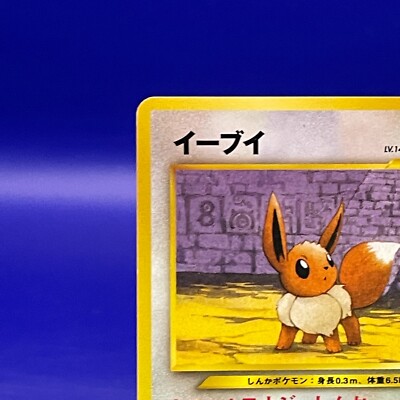 Eevee No.133 2 Pokemon Card Game TCG Trading Old Back Vintage