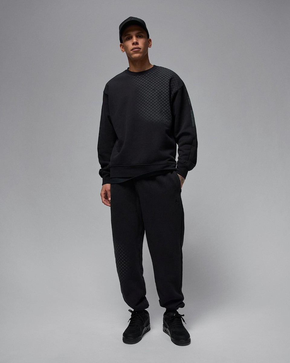 Nike Jordan Flight Fleece Sweater LNY Black HQ8825-010 | eBay
