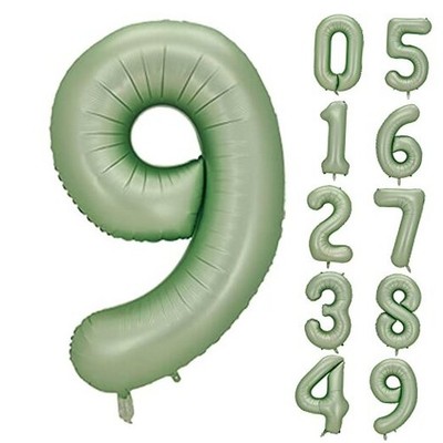 Large number balloons 40 inch, 9th Birthday Party Decorations Number 9 Balloon
