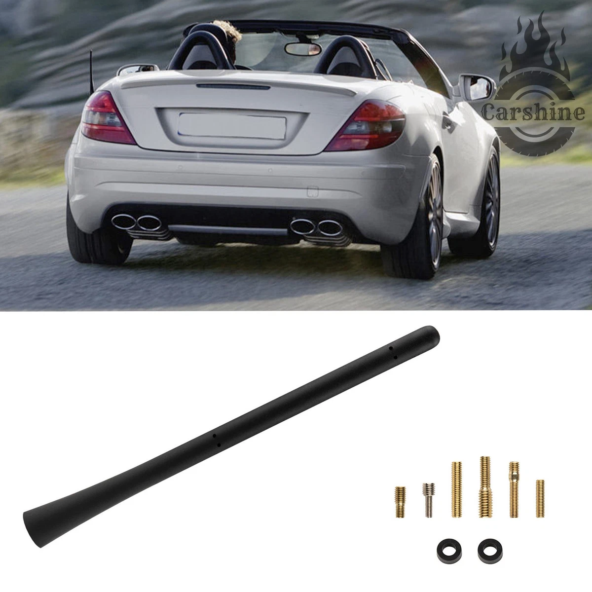 Yctze SLK 320 antenne r230 antenne 2001 e320 radio antenne antenne mast sl55 r230 antenne een decoratieve korte mast antenne geschikt voor R171 SLK SL 200 230 280 300 320 350 5 5