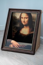 Mona Lisa Cat Bed Cardboard Scratcher Cat House Art Frame Cat Scratching Lounge