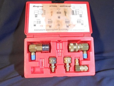 Snap-on Bluepoint ACT600A  Air Conditioning adapter set. Missing two pieces.