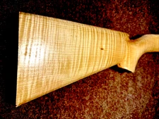 98 Mauser Rifle Stock Semi-inlet Fiddleback Maple