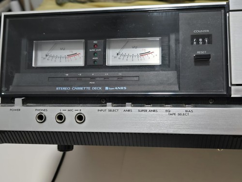 JVC KD-S201J Stereo Cassette Deck Super ANRS Tape Recorder VU Meters Tested RARE - Picture 5 of 16