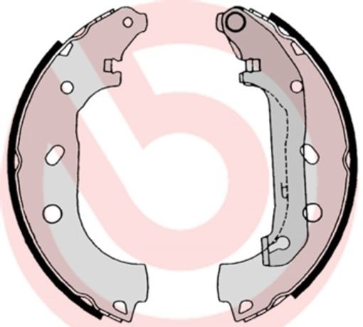 Brembo Bremsbackensatz 539 Größe 24 S 24 539 - Bild 6