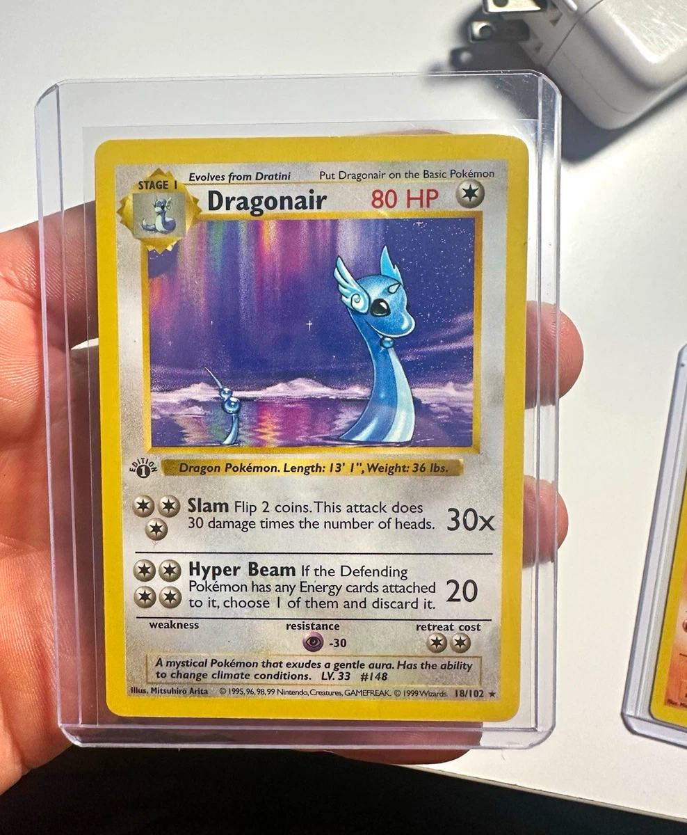 Pokémon TCG Rare Shadowless Individual Collectible Card Game Cards