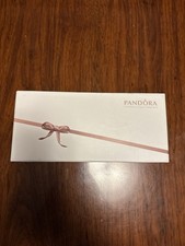 Pandora Jewelry Travel Case Organizer White Leatherette with Zipper Compartments