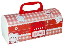 FunBlast Kids Pen & Pencil Box, Suitcase Style Password Lock Pencil Case- Bear