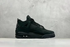 Nike Air Jordan 4 Retro Black Cat Black Men’s Sneakers Classic Style Shoes