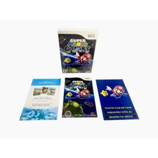 Super Mario Galaxy Nintendo Wii Replacement Case  Manual Only NO GAME