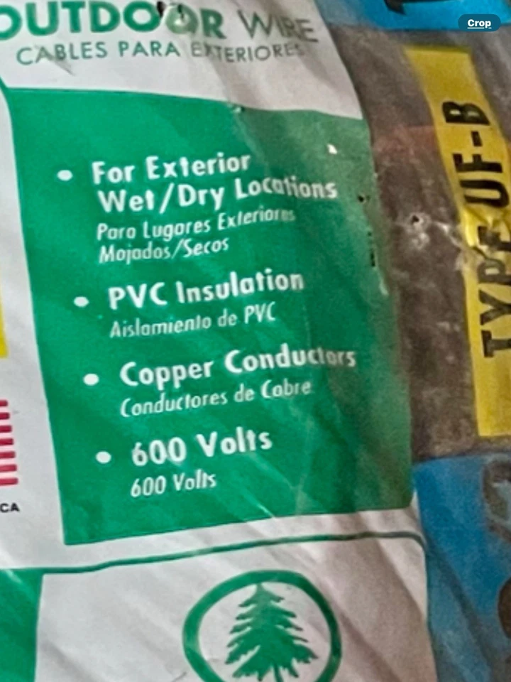 250’—SOUTHWIRE 12/3 GRAY ELECTRICAL CU UF-B Copper Wire Burial Cable..PRICE DROP - Image 4 of 4