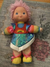 Hallmark Rainbow Brite BABY BRITE Doll Tickled Pink 15" Plush, Vintage 1983