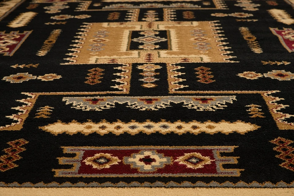 Alfombra de área Black Patchwork Lines United Weavers 750-01870 - abril 7' 10" x 10' 6" Foto 4 de 4