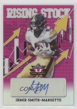 2021 Leaf Valiant Rising Stock Pink /45 Ihmir Smith-Marsette #RS-ISM Auto no9